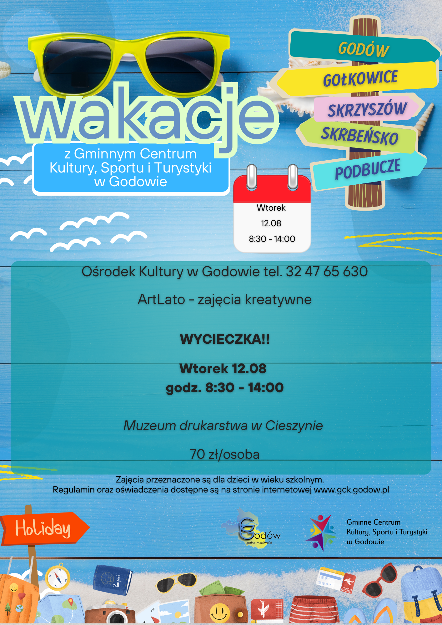 Plakat - wycieczka Muzeum drukarstwa